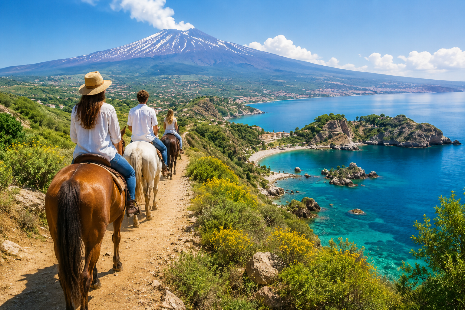 Cosa fare a giugno in Sicilia: mare, cavalli ed Etna