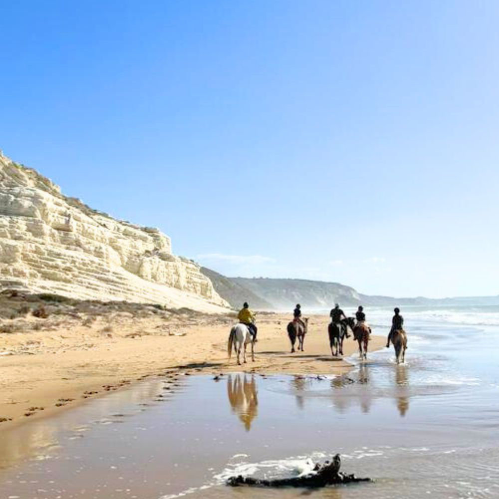 Passeggiata Cavallo 2h Torre Salsa o Capo Bianco