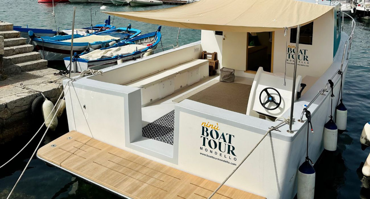 Tour in barca a Mondello 4 ore con aperitivo e bagno