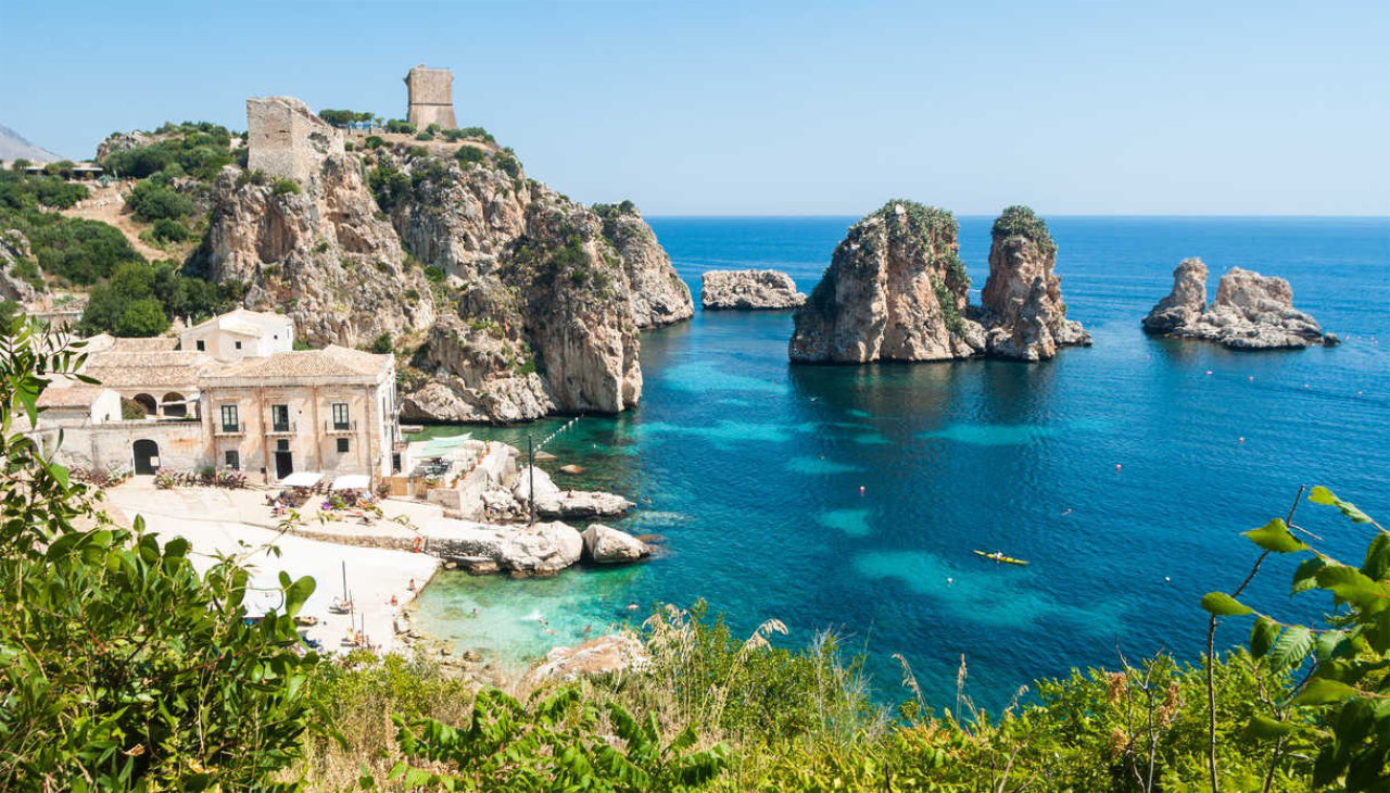 Capo Zafferano Tour in Barca Full Day