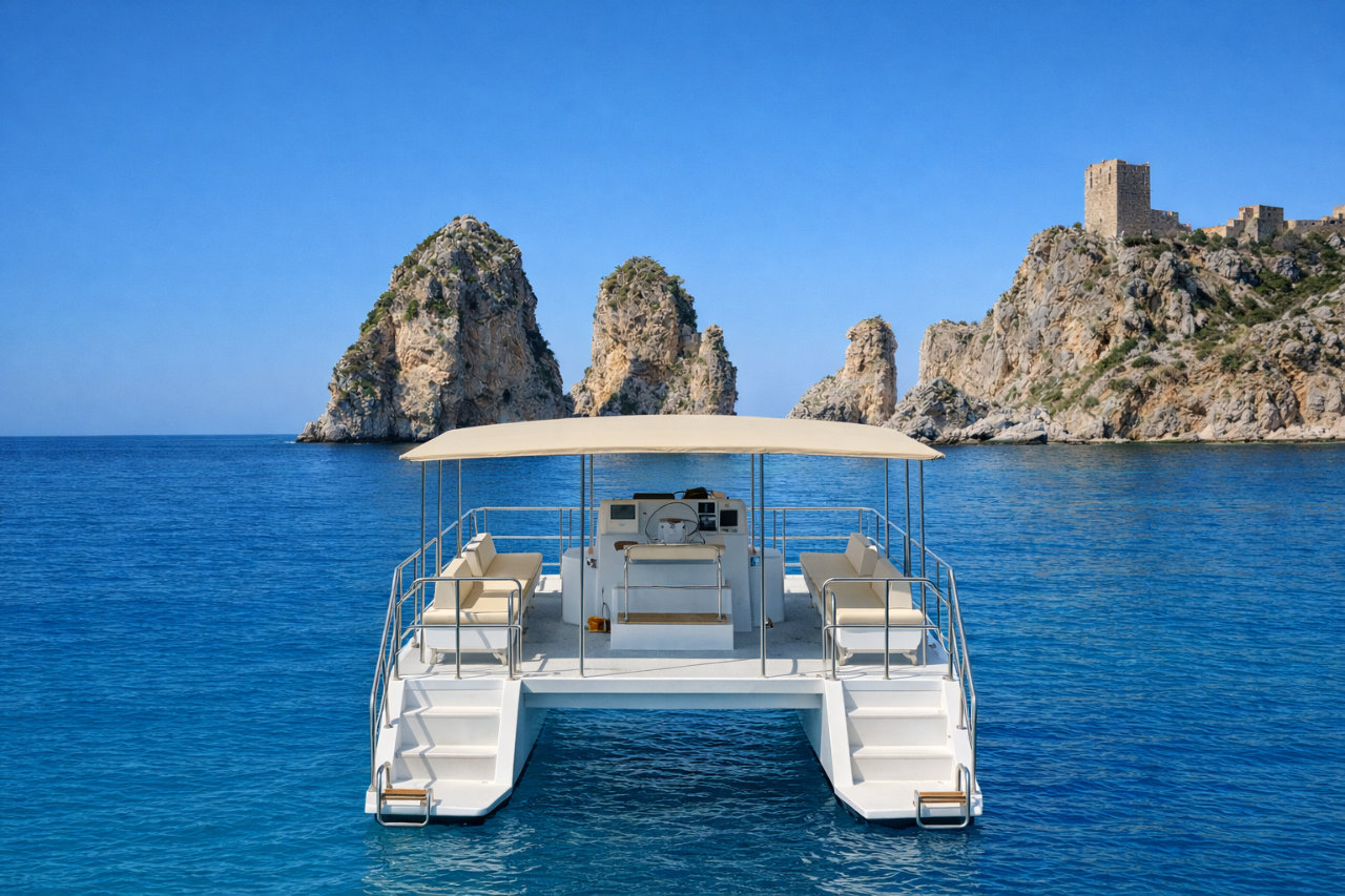 Tour Snorkeling in Catamarano Zingaro Scopello