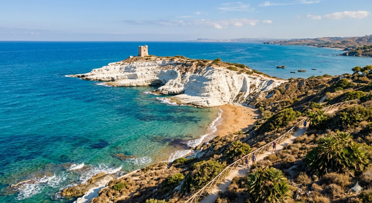 Noleggio barca con skipper Licata mezza giornata