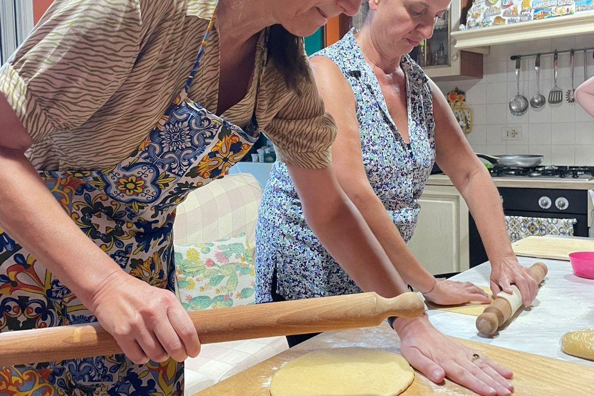 Cooking class di cucina siciliana in casa privata