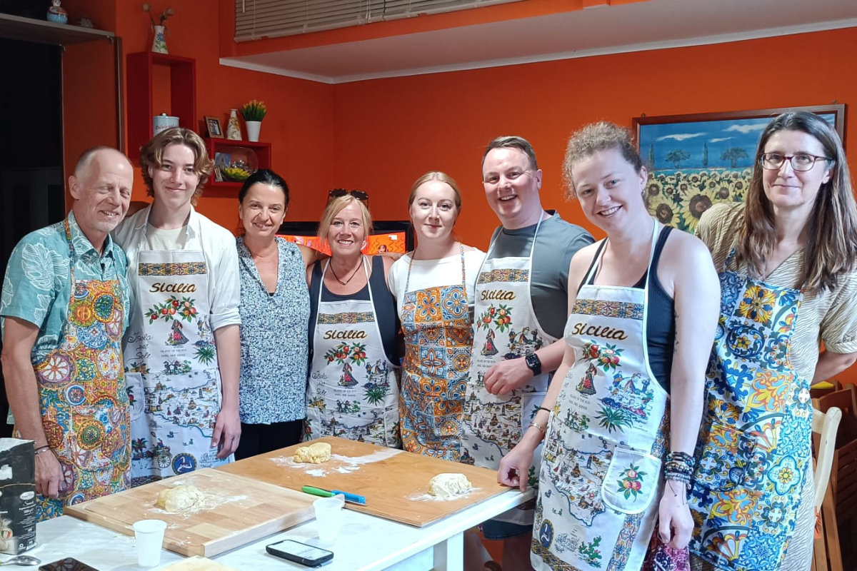Cooking class di cucina siciliana in casa privata