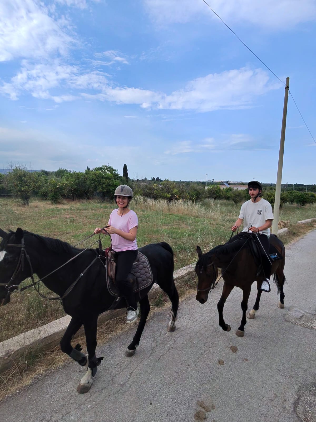 Passeggiata a cavallo nella campagna di Siracusa