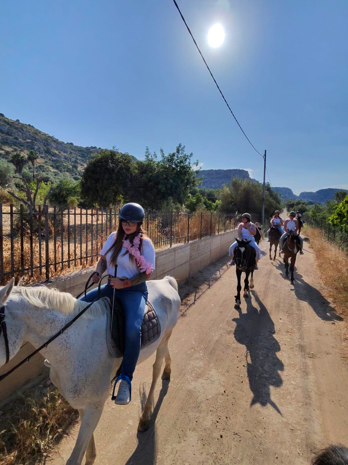 Passeggiata a cavallo nella campagna di Siracusa