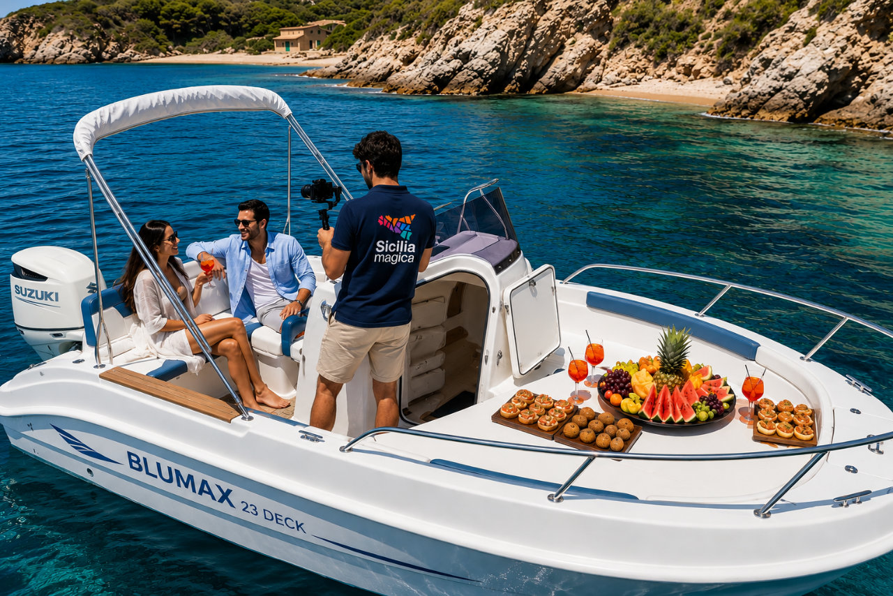 Noleggio barca Luxury con skipper a Licata – Intera giornata fino a 8 posti