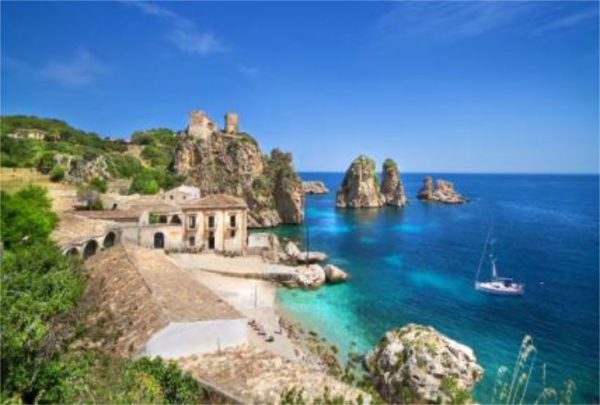 Il borgo e il paradiso Scopello, Riserva dello Zingaro